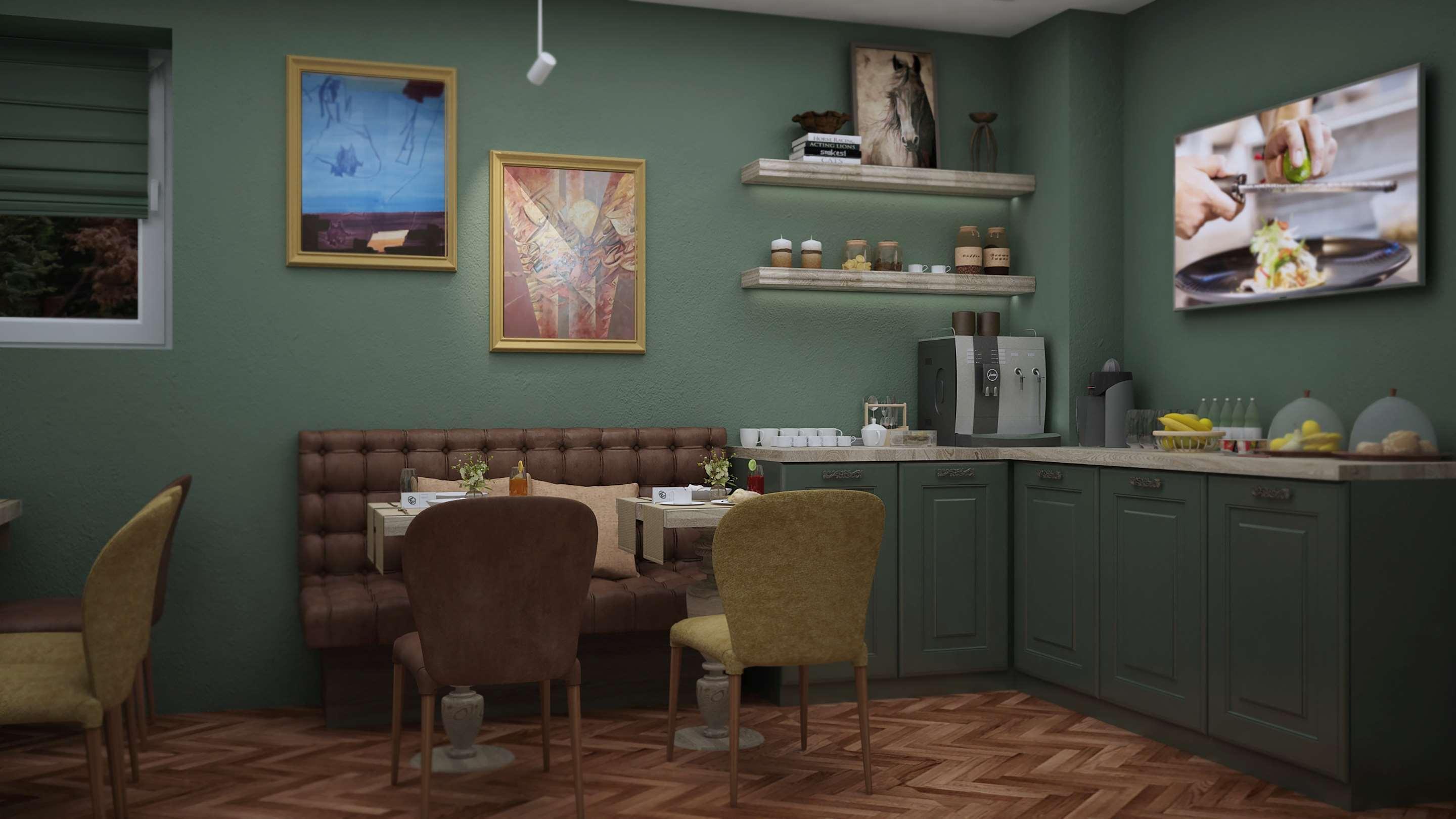 Gallery 37 Powered By Aston Plovdiv Bagian luar foto 3D rendering of a kitchen
