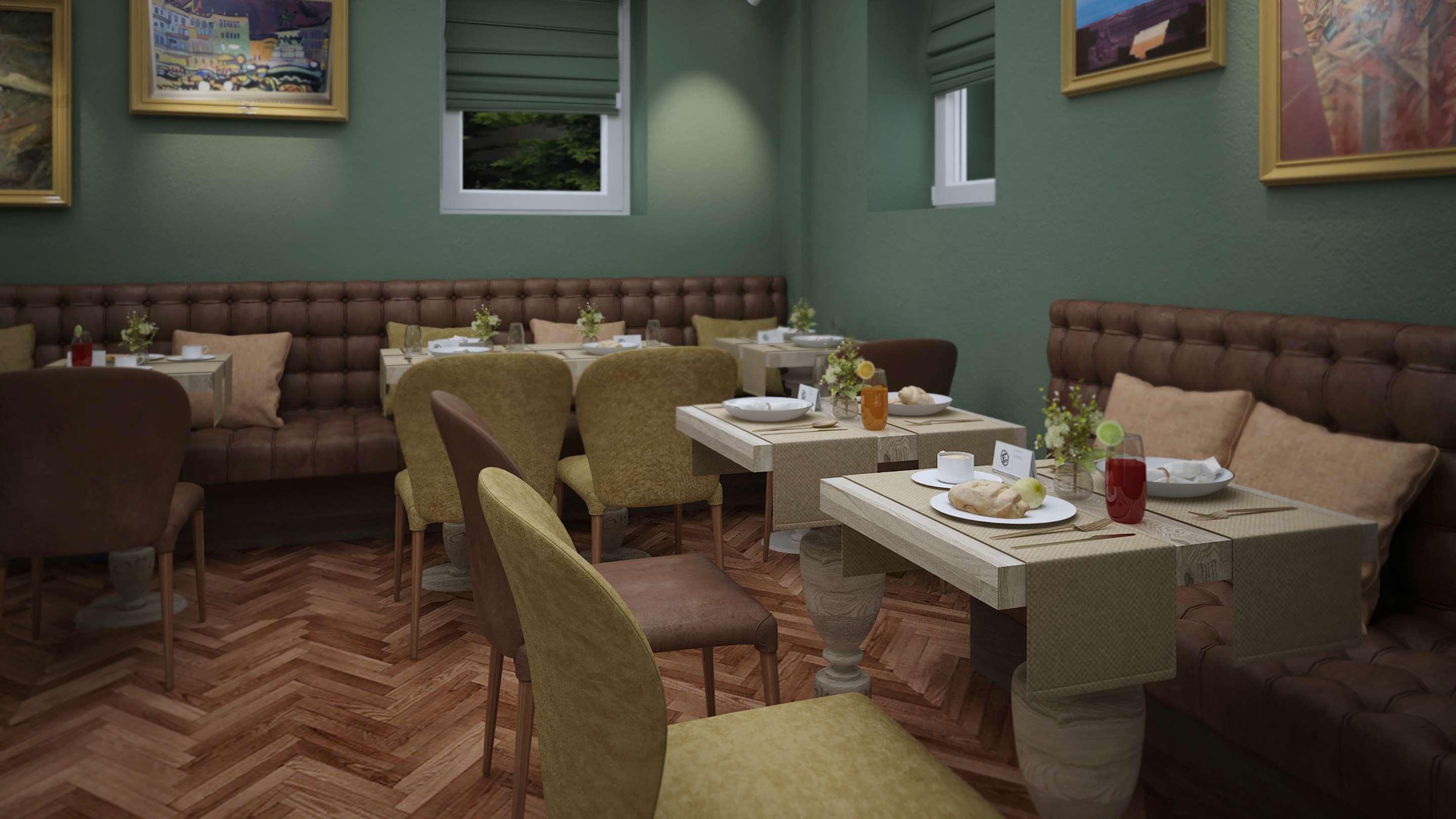 Gallery 37 Powered By Aston Plovdiv Bagian luar foto 3D rendering of a restaurant